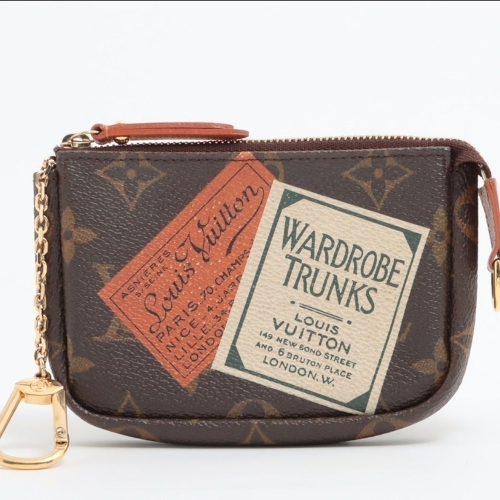 Authentic Louis Vuitton Monogram Key Case M63800 CA3069 Coin Case